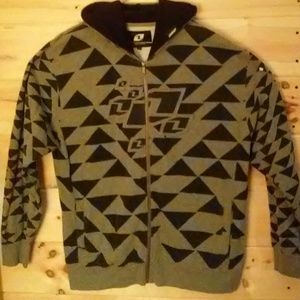 One industries zip up hoodie